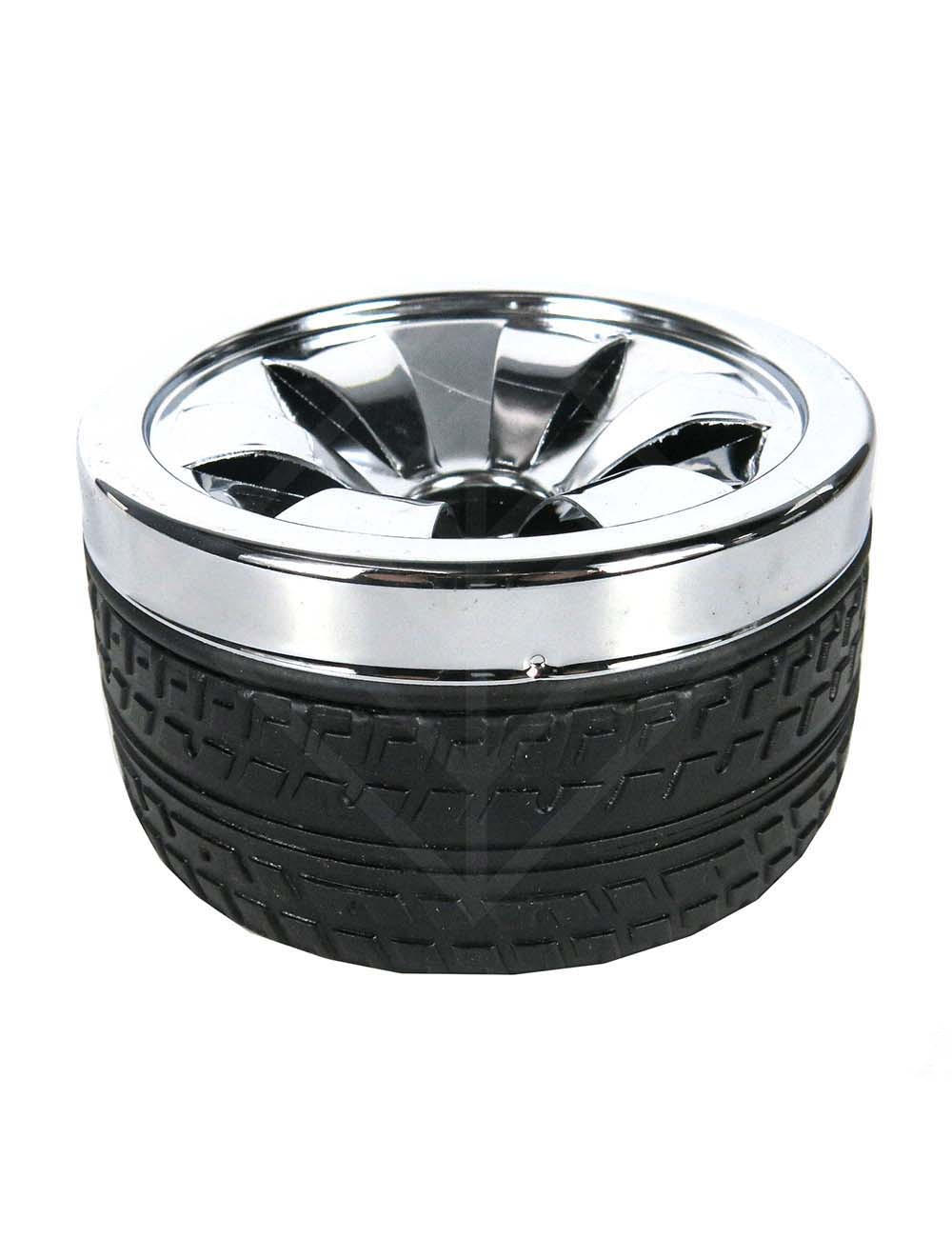 Scrumiera tire design "wheel rim & Ferrari gear shift" ass.9cm